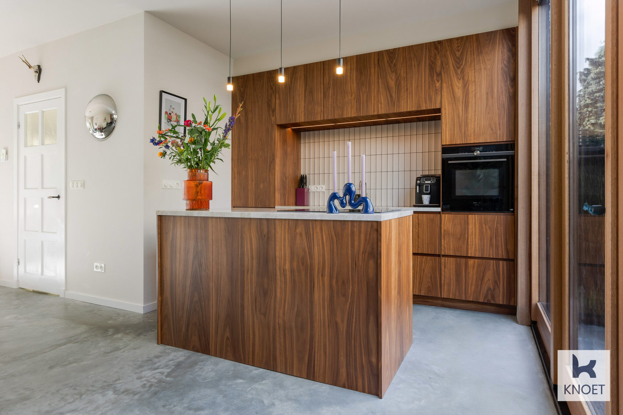 American Walnut keukenfronten